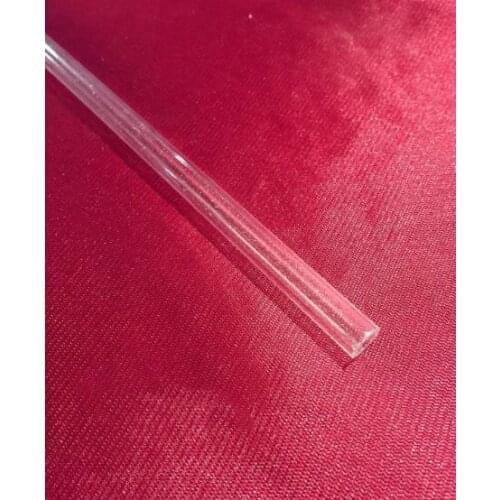 1pcs 10mm-42mm ID acrylic pipe 21mm-48mm OD transparent round tube plexiglass PMMA material through pipe 220mm length