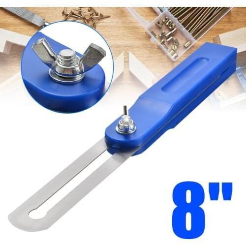 1PC 8" Adjustable Sliding Bevel Carpenters Bevel Gauge Accurate Angle Ruler For Wood Marking Measuring Tool