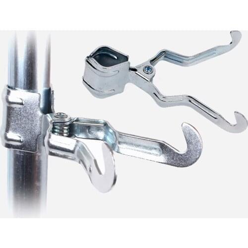 1pc Multi-function Metal Clamp Lantern Light Lamp Hanger Tent Durable Iron Material Pole Post Hook Clip For Outdoor Camping