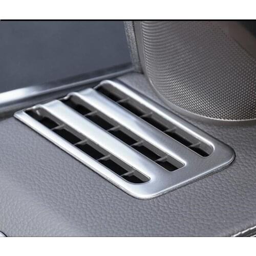 Both Side Air Conditioning Outlet Frame Decoration 2Pcs For Meredes Benz R Class W251 R320 300 350 400 2010-2017 Stainless Steel