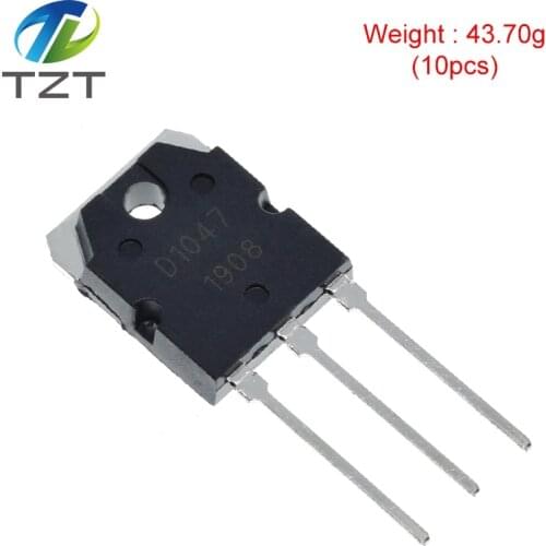 5PCS 2SD1047 TO-247 D1047 TO-3P POWER TRANSISTORS new and original IC
