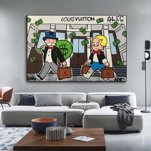 Alec Monopolyingly Love Is Answer Prints Picture Modular Paintings For Living Room Art Canvas Poster On The Wall Home Decor