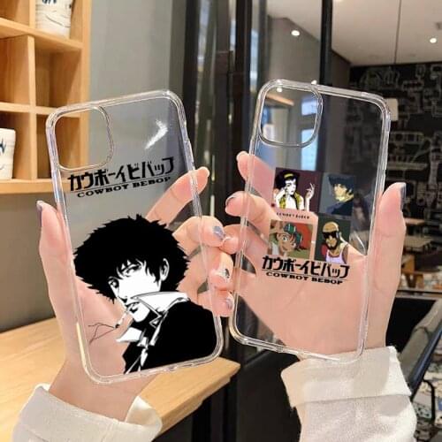 Cowboy bebop Manga Japan Phone Case Transparent soft For iphone 5 5s 5c se 6 6s 7 8 11 12 plus mini x xs xr pro max