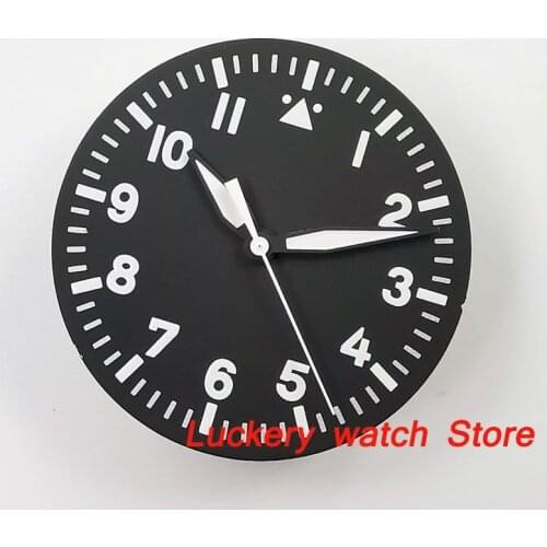 35.5mm watch dial+hands fit for Miyota 8215;Mingzhu 2813;Seagull ST 1612 Automatic movement