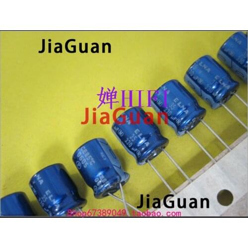 20pcs NEW ELNA RE3 35V330UF 10X12.5MM audio electrolytic capacitor 330uF/35V blue robe 330UF 35V