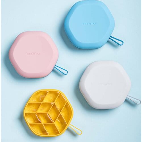 New 12/24 Grids Ice Cube Trays with Lids, Silicone Ice Cube Mold for Whiskey, Cocktails - BPA Free, Flexible and Easy Release