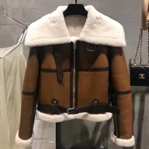 GO BALLISTIC YA Women's Short Sheepskin Coats China