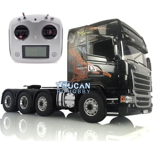 LESU Metal 8*8 Chassis 1/14 RC Sca Tractor Truck Gripen Hercul Cabin Radio THZH0933-SMT3