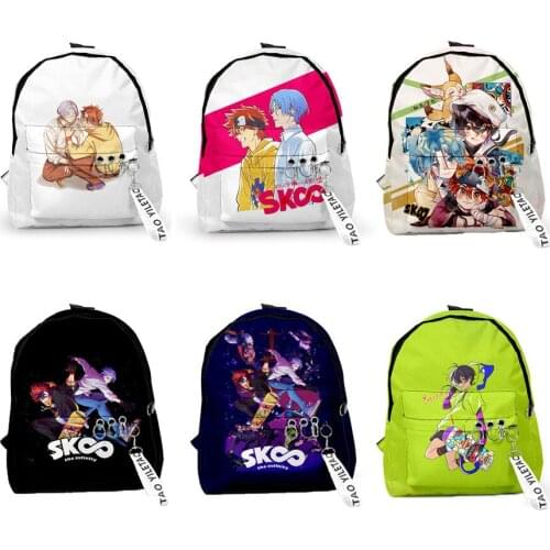 Anime Sk8 the infinity Backpack Bag Reki Miya Cosplay Canvas Bag Students School Bag Mens & Women Travel Notebook Dust Bags