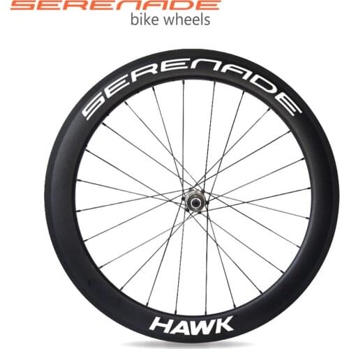 60mm tubular Clincher road bike wheels Novatec AS61CB FS62CB carbon straight pull hub