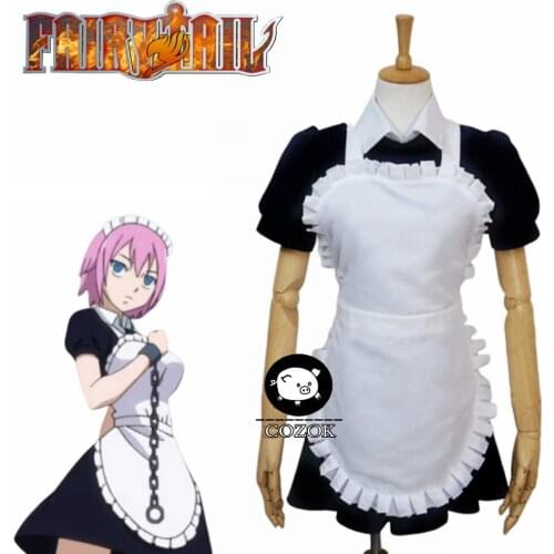 2020 New FAIRY TAIL The Maiden Virgo Maid Uniform Cosplay Costume Party Dress Custom Made Any Size
