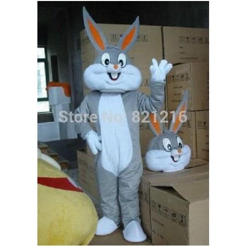 Bug bunny Mascot Costume Cartoon clothes performance wear bugs bunny Cartoon Costume for Halloween party event