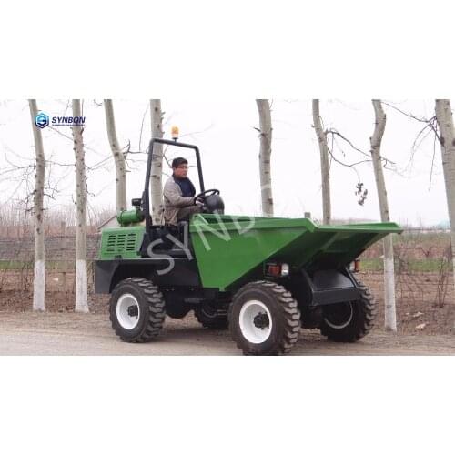 SYNBON New 3 ton 4WD mini dumper truck hydrauic multifunction dumper truck construction vehicles construction machinerySYD30