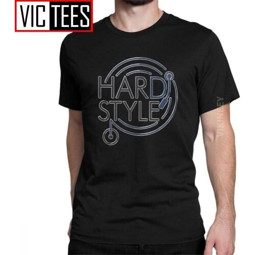 Mens Hardstyle T Shirt Music Defqon Hardcore Dance DJ Techno Club Party EDM Cotton Wholesale Tshirt