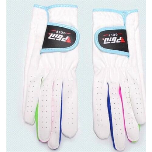 For Children Microfiber fabric Soft Breathable Golf gloves Skidproof golf gloves