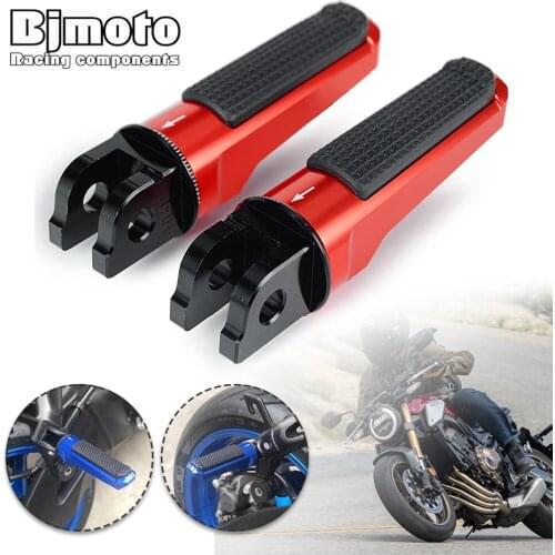 1 Pair CBR650R Motorcycle Front Footrests Foot Pegs pedal For HONDA CB1000R CBF600 CBF1000 CBR650F MSX125 VTR1000 SP-1 SP-2