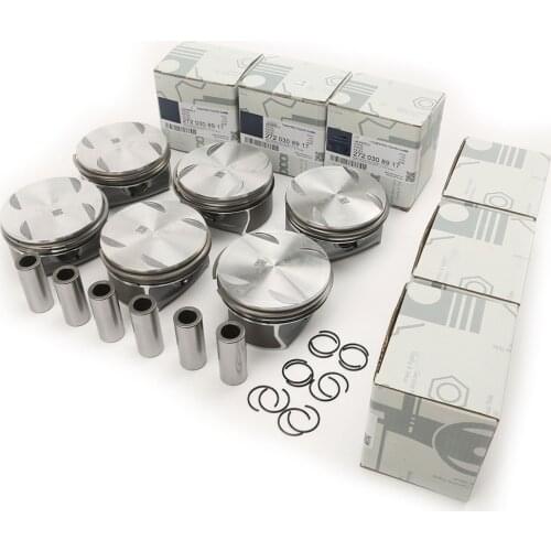 6x Piston & Ring STD Φ22mm 92.9mm For Mercedes-Benz A209 C209 C219 W211 A207 C207 W164 CLS350 E350 GLK350 3.5 M272 2720308917