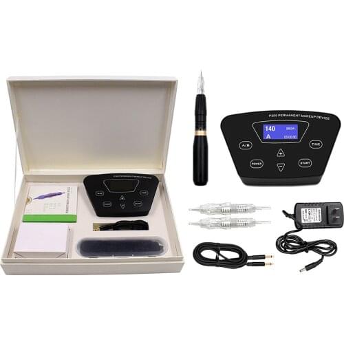 Biomaser Professional Eyebrow Tattoo Machine Kits For Permanent Makeup Microblading Kit With Tattoo Needles