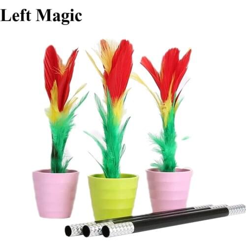 Luxury Magic Wand To Flower Magic Tricks Easy Magic Toys For Adults Kids Show Prop Funny Close Up Stage Magic Props