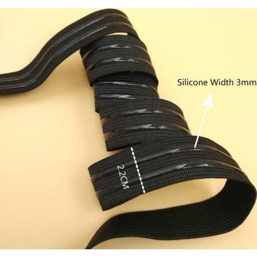 22mm Silicone Elastic Gripper For Sewing Diy Gxtra Grip Tape 400 Or 800 Meters Double Silicone Line Width 3mm*2