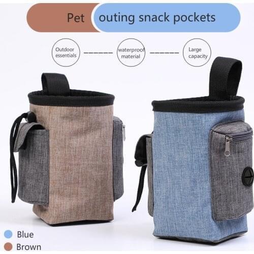 Portable Pet Treat Pouch Outdoor Dog Training Bag Snack Poop Bags Storage Cat Puppy Dogs Feeding Bag