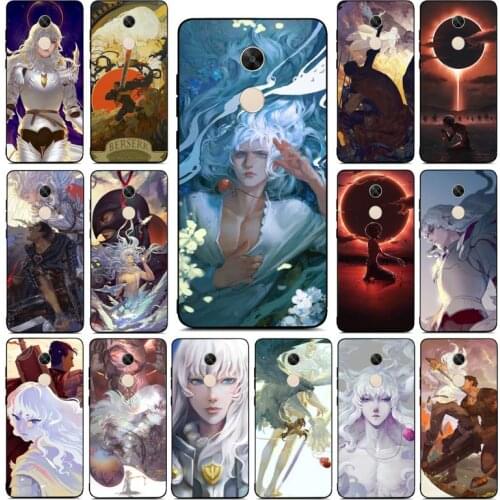 YNDFCNB Berserk Griffith Phone Case for Redmi Note 8 7 9 4 6 pro max T X 5A 3 10 lite pro