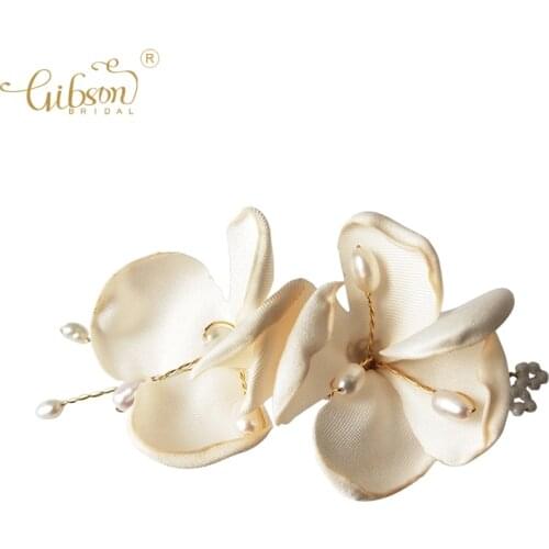 Handmade Hair Accessory Fashion Hair Clip Comb Pearl Bridal Hair Clip Flower Girls Headpiece Barrette Women Headdress