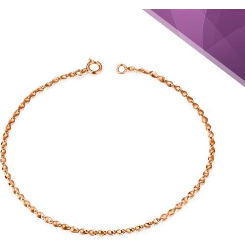 FINE AU750 18K White Yellow Gold Bracelet Women Clover Link Bracelet 1g