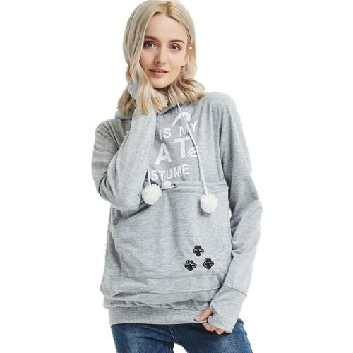 Cartoon Cat Female Jumper Long Sleeve Fashion Woman Hoodies Spring Autumn Woman Sweatshirt