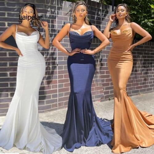 Ladies Dress Summer New Arrival Casual Brand Elegant Maxi Party Sleeveless Sling Sexy Slim Long Mermaid Dress