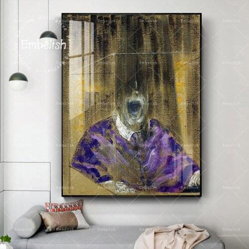 1 Pieces Shout Head By Francis Bacon Modern Home Decor Pictures For Living Room HD Spray On Canvas Painting Wall Art Posters