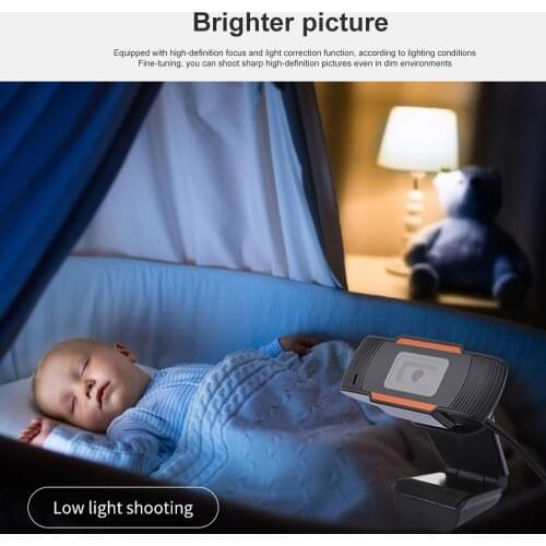 1080P 150cm USB Webcam HD Lens Car Electronic Cam HD Video Webcam Clip-on Camera Mini Plug And Play With Mic for Laptop Monitor