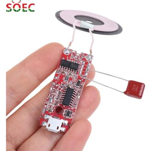 Qi Wireless Charger PCBA Circuit Board Coil for Samsung S8 S9 Note 8 9 Wireless Charging DIY for iPhone XS Max XR