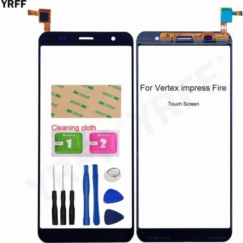 5.7'' inch For Vertex impress Fire Touch Screen Digitizer Touch Front Glass Panel Sensor Phone Assembly Parts