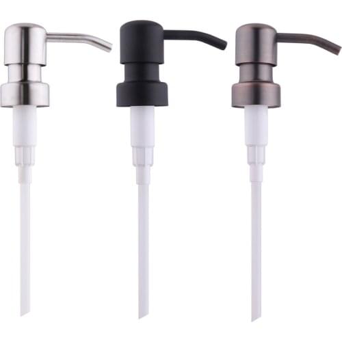 Metal Bird Head Bathroom Liquid Soap Dispenser Toilet Hand Replacement Lotion Shampoo Pump with Plastic Jar Tube for Bathroom