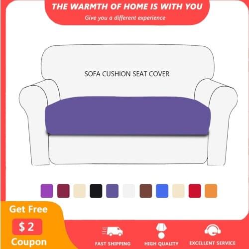 Elastic Sofa Cushion Seat Cover Pets Kids Furniture Protector Stretch Washable Removable Slipcover Chair Cover 1/2/3/4 Seater