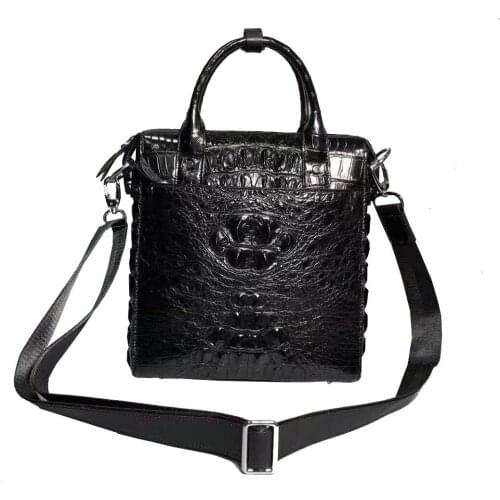 Fanzunxing new arrival men handbag men crocodile leather bag male crocodile bag