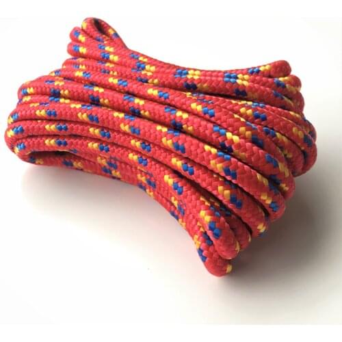 Red 9mmx7.5m Braided Polypropylene Rope PP Boat Rope Sailing Camping Clothes Line