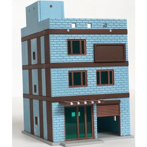 1/150 N Scale Japanese Anime Scene Simulation Hard Plastic DIY Assembling Train Building Model Kits Sand Table Architecture