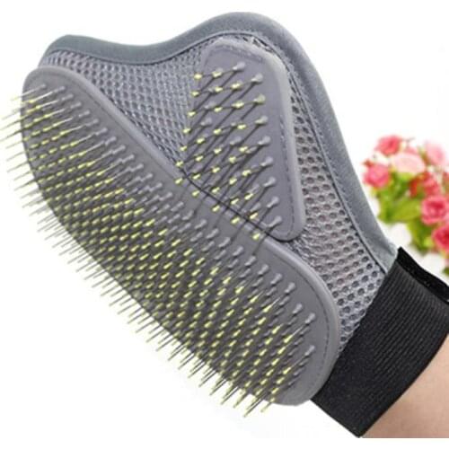 Rubber Pet Dog Cat Hair Glove Palm Shape Grooming Bath Brush Comb for Dog Cat Grooming Tools