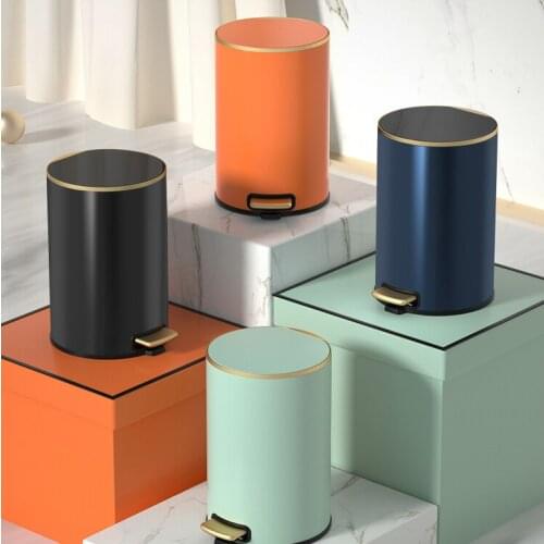 Pink dustbin Nordic creative dustbin lovely bedroom girl heart wastebasket bedroom dustbin