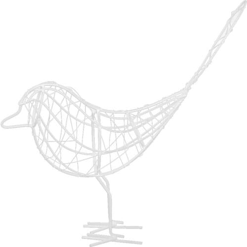 Modern Iron Bird Ornament Metal Craft Table Home Office Decor