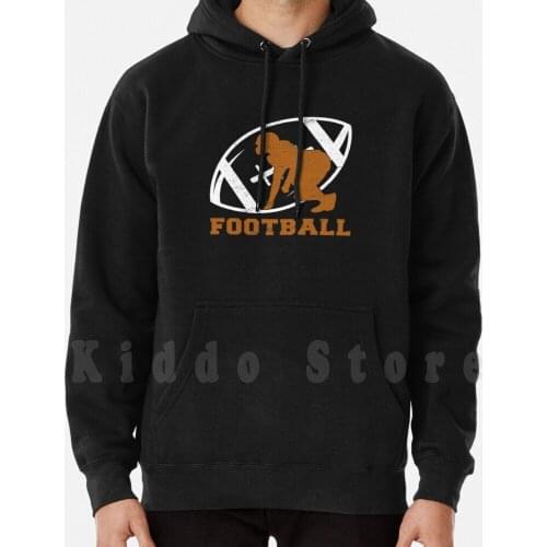Football League Hoodie Long Sleeve Football Sports Sport Ball Ballsport Game Matchfield Football Field American