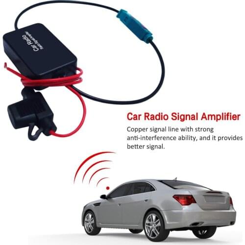 Universal Car radio signal amplifier with FAKRA II interface FM signal amplifier car radio Booster Car Antenna Accessories