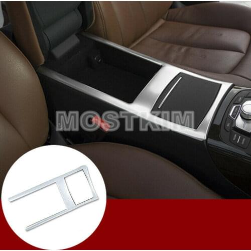 Inner Console Armrest Storage Box Frame Trim Cover 1pcs For Audi A6 S6 2012-2018 Car Styling Accessories