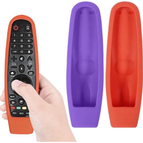 1Pc Solid Color Anti-Scratch Shockproof Soft Silicone Protective Case Cover for LG AN-MR600 AN-MR650 Remote Control