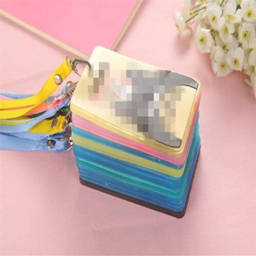 1piece design random - 10*6CM Kid Girls BUS & ID Card Holder Case Pouch BAG Holder Case ; ID Message PAD Case Holder