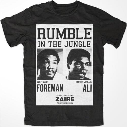 2019 Summer Style Fashion T-Shirt Muhammad Ali 2 , King of The Ring , Boxings , KO, Rumble In The Jungle Funny Tee Shirt