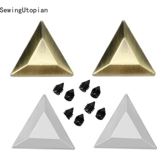 4PCS 23mm Metal Zipper Decoration End Clips Stopper Screws Handbag Straps Tail Clasp Cord Lock DIY Hardware Accessories