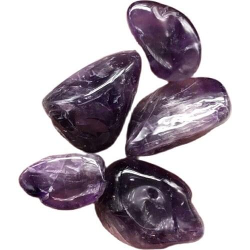 5pcs Natural dream Amethyst Stones Healing Quartz Crystal Minerals tumbled stone for healing